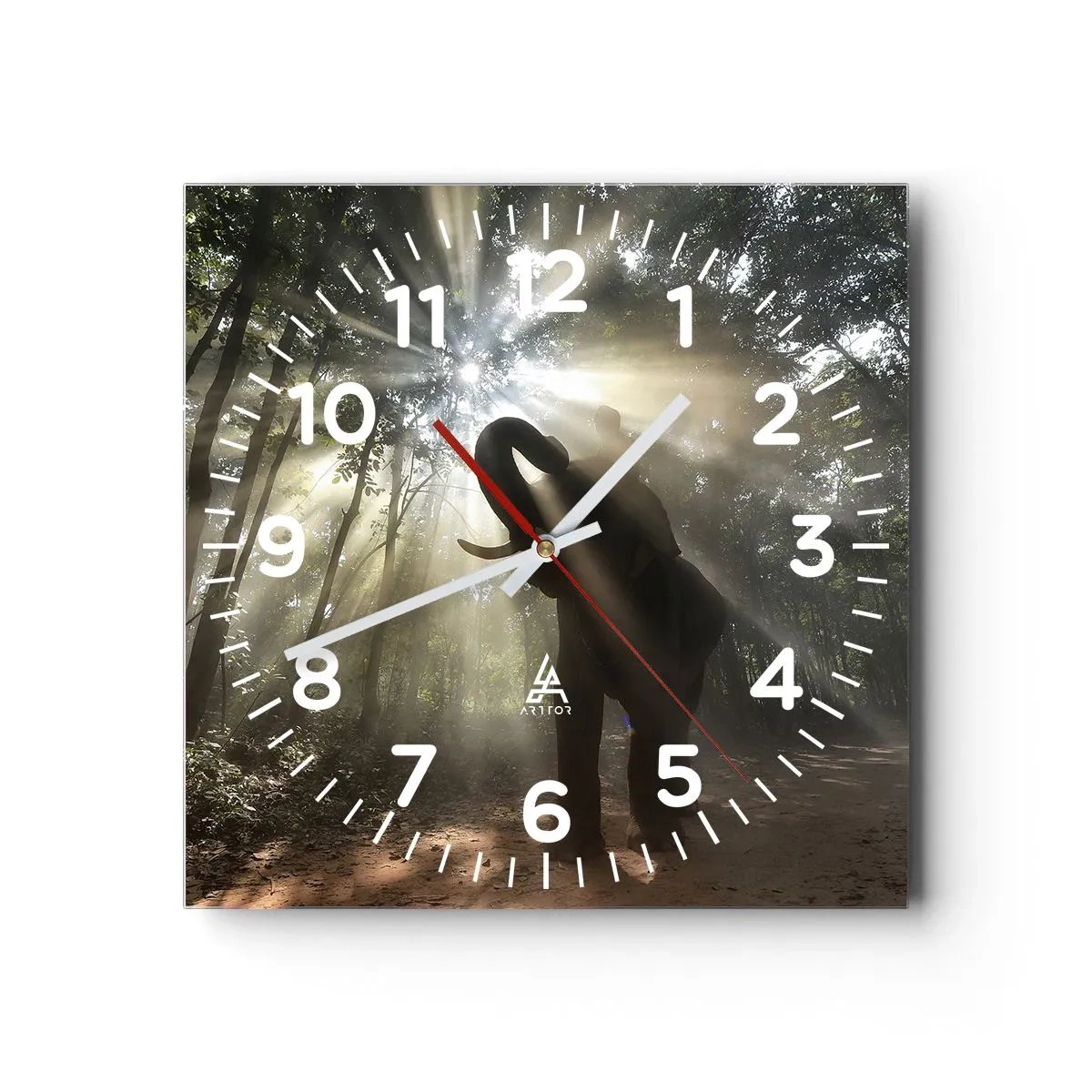 Horloge murale - Pendule murale - Sous la bonne étoile - 40x40 cm