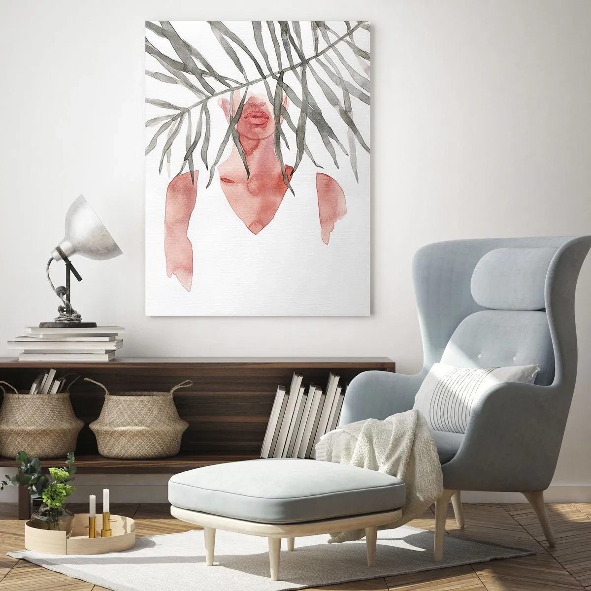 Impression sur verre - Image sur verre - Dame des tropiques - 70x100 cm