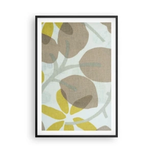 Affiche dans un cadre noir - Poster - Composition en plein soleil - 61x91 cm