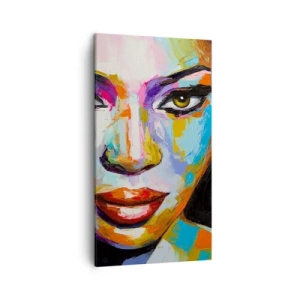 Impression sur toile - Image sur toile - Il est impossible de le quitter les yeux - 45x80 cm