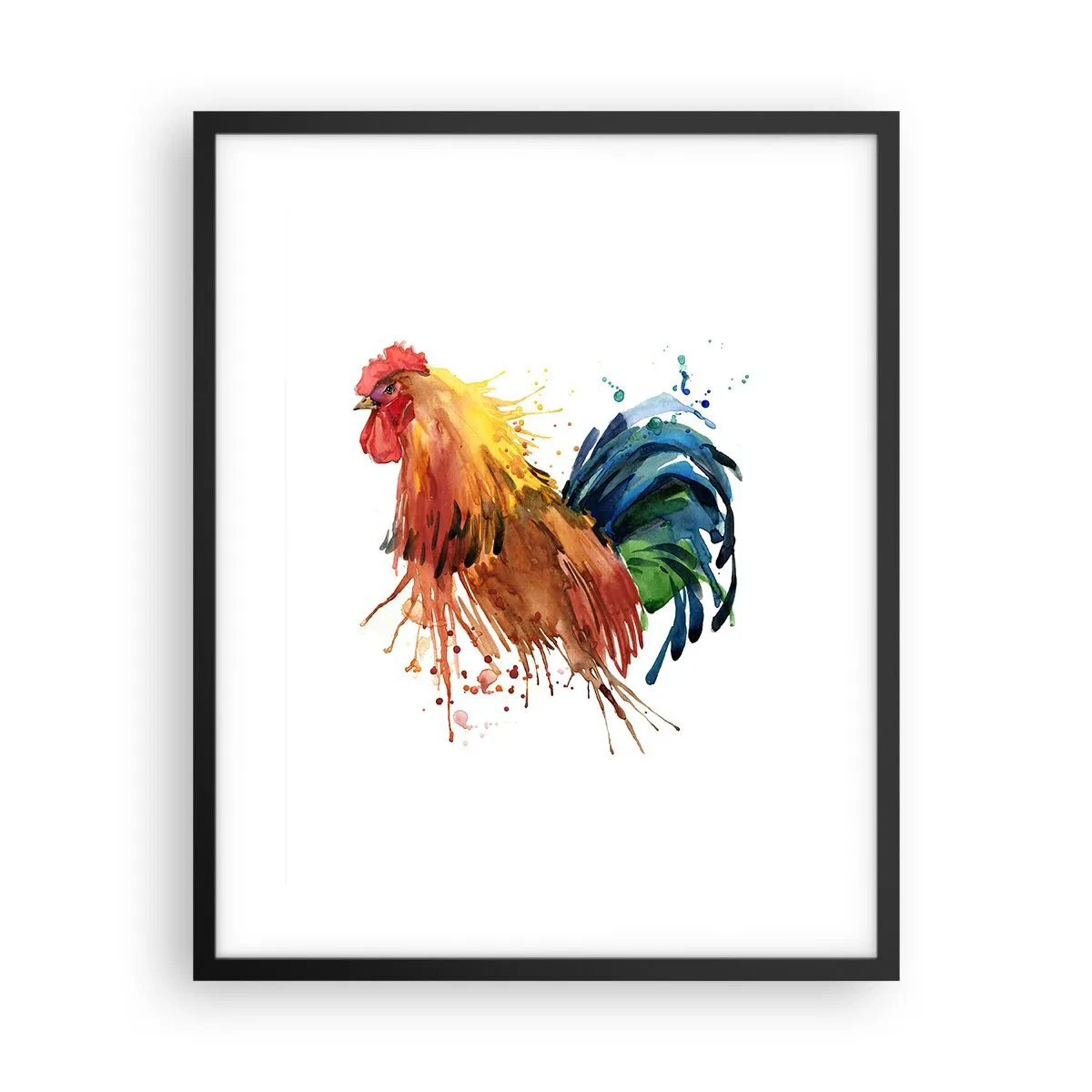 Affiche dans un cadre noir - Poster - Robe royale, fierté royale - 40x50 cm