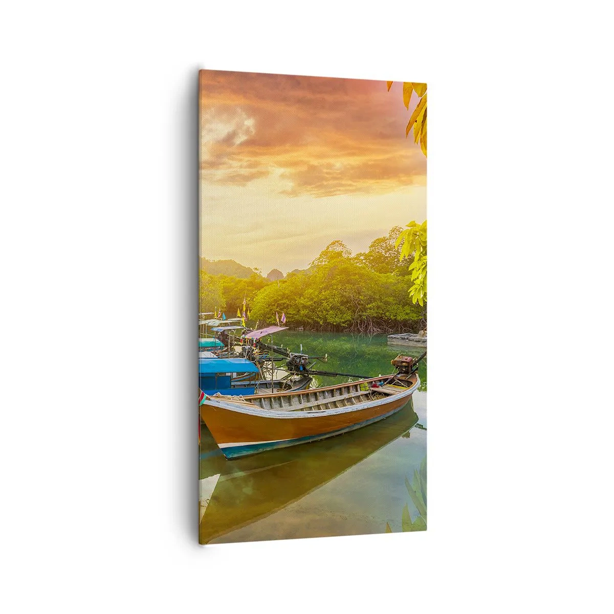 Impression sur toile - Image sur toile - Avant une journée chargée - 65x120 cm