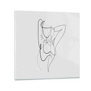 Impression sur verre - Image sur verre - Vraiment, tu es comme ça... - 50x50 cm