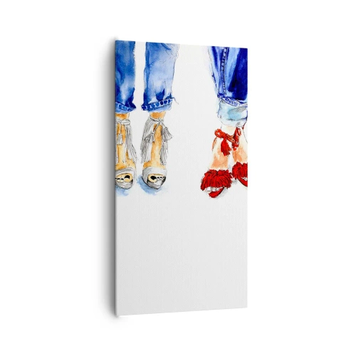 Impression sur toile - Image sur toile - Peut-être irons-nous nous promener? - 65x120 cm