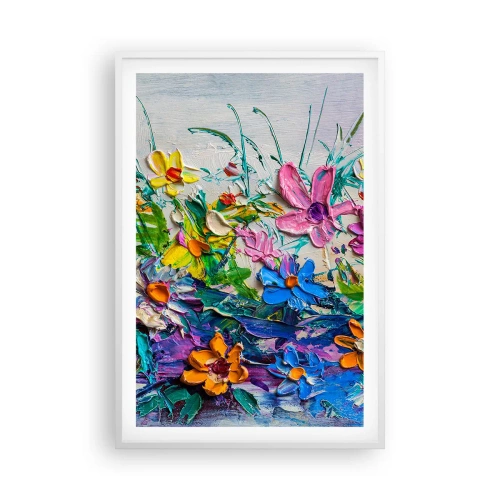 Affiche dans un cadre blanc - Poster - Absolument pas une nature morte - 61x91 cm