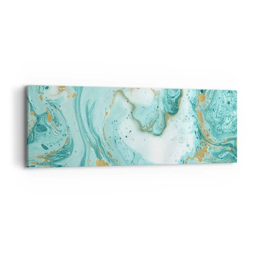 Impression sur toile - Image sur toile - Sous la grande vague de l'ère Edo - 90x30 cm