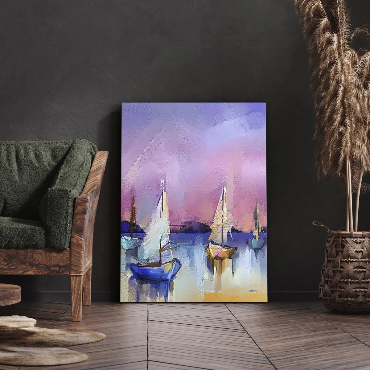 Impression sur toile - Image sur toile - Direction: les eaux larges - 55x100 cm