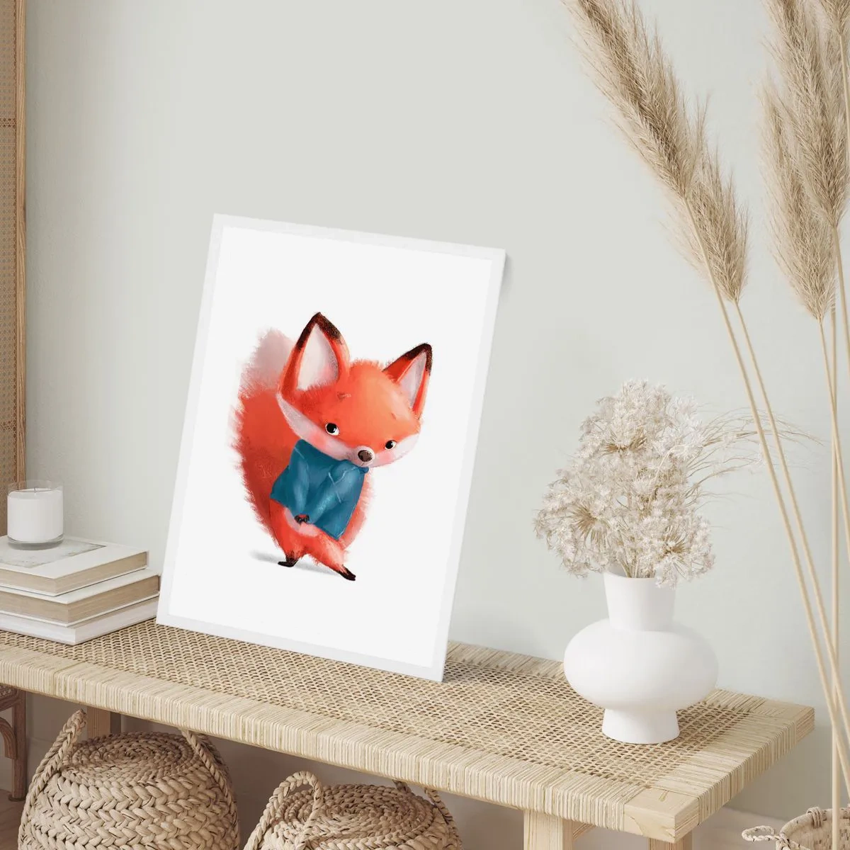 Affiche dans un cadre blanc - Poster - Est-ce que ça me va? - 50x70 cm