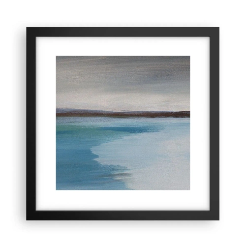 Affiche dans un cadre noir - Poster - Paysage horizontal - 30x30 cm
