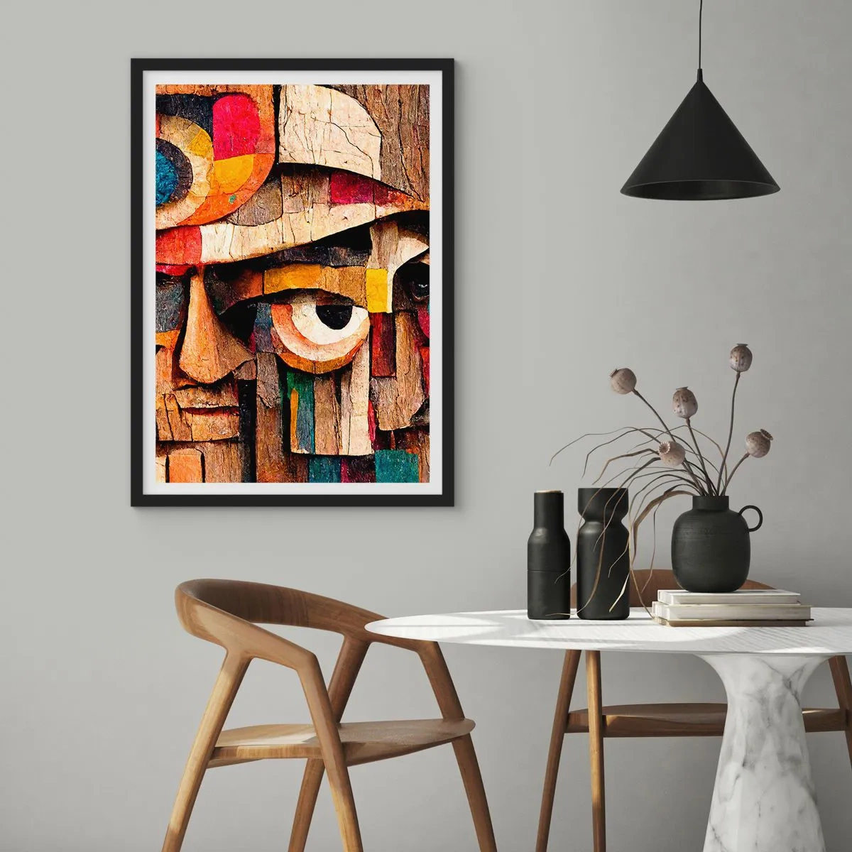 Affiche dans un cadre noir - Poster - Je te vois… - 61x91 cm