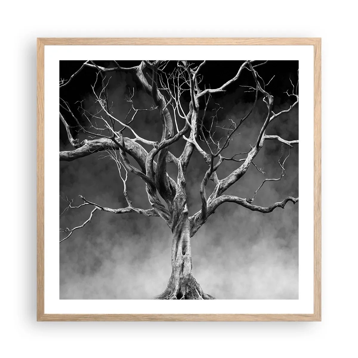 Affiche dans un chêne clair - Poster - Primordial et sacré - 60x60 cm