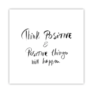 Affiche - Poster - Comment vivre? - 30x30 cm