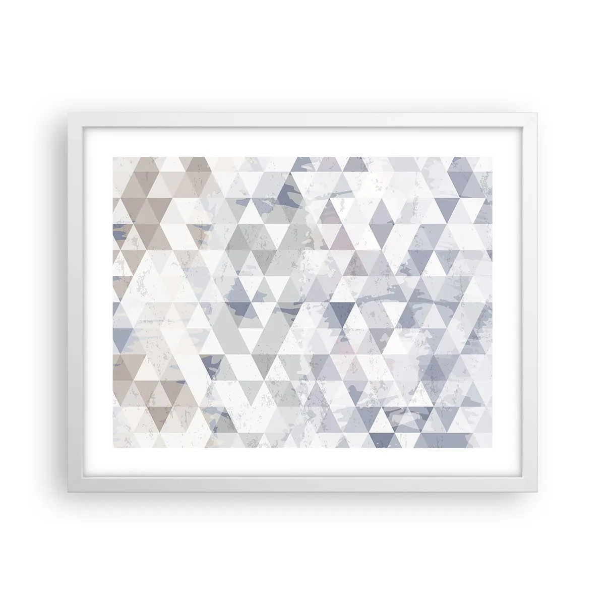 Affiche dans un cadre blanc - Poster - En rythme de trois - 50x40 cm