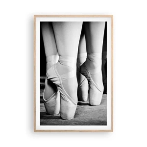 Affiche dans un chêne clair - Poster - Ensemble, simple - 61x91 cm