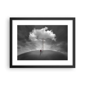 Affiche dans un cadre noir - Poster - Tout est possible - 40x30 cm