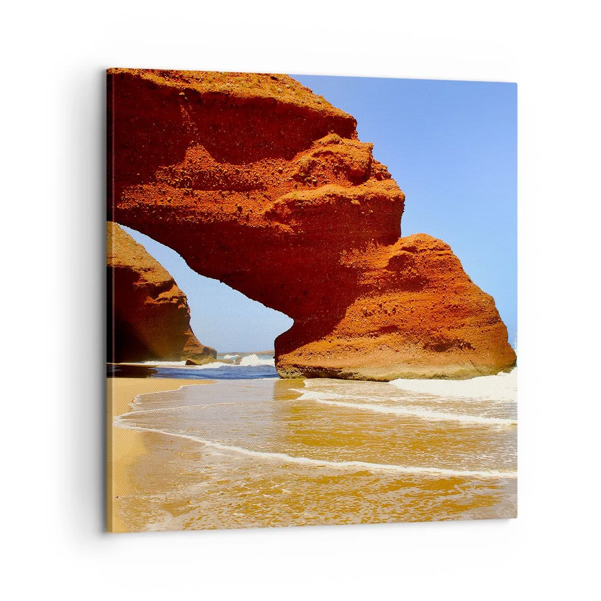 Impression sur toile - Image sur toile - L'eau et le vent depuis des milliers d'années - 60x60 cm