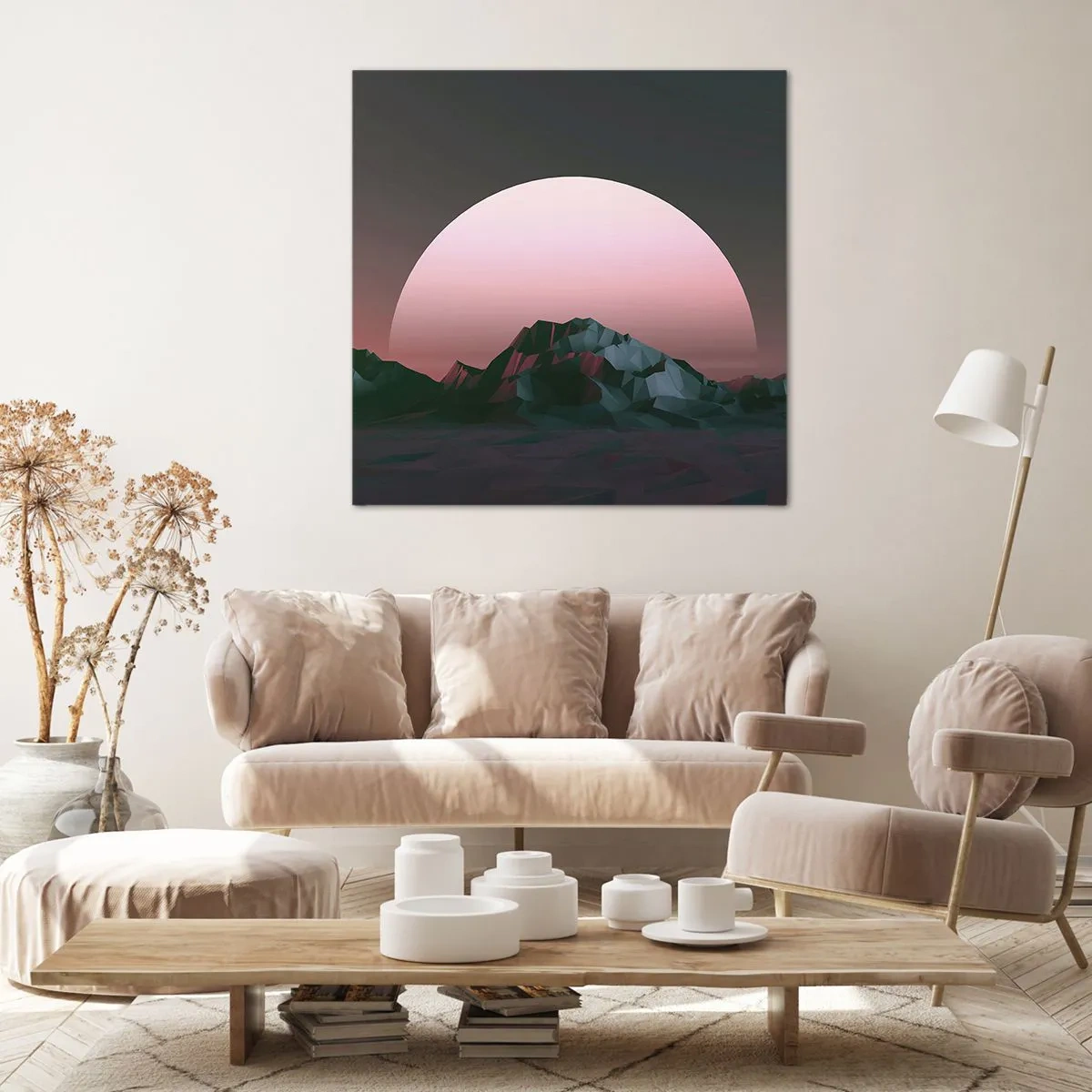 Impression sur toile - Image sur toile - Dans une galaxie voisine - 60x60 cm