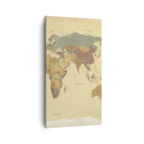 Impression sur toile - Image sur toile - Pour vous - le monde entier - 45x80 cm