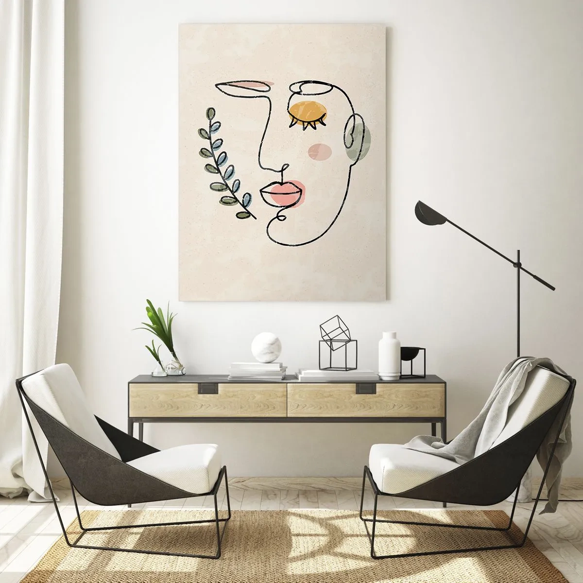 Impression sur verre - Image sur verre - Paix retrouvée - 80x120 cm
