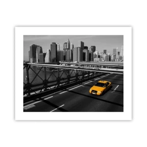 Affiche - Poster - Couleur de la grande ville - 50x40 cm