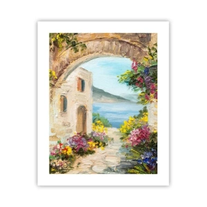 Affiche - Poster - Le charme d'une province côtière - 40x50 cm