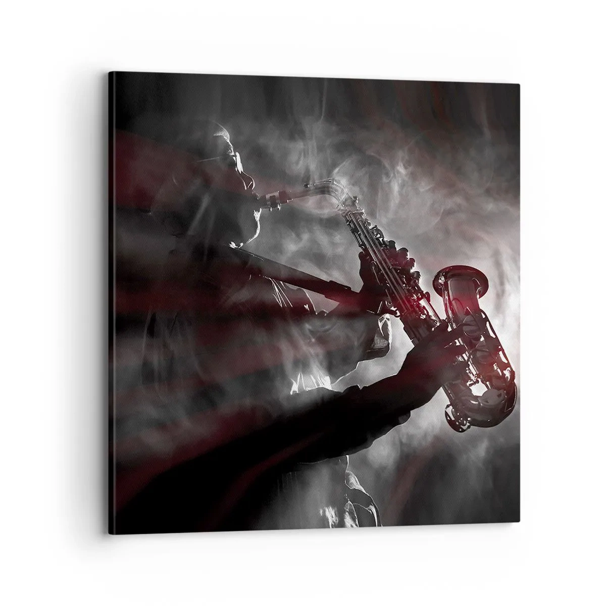 Impression sur toile - Image sur toile - Dans les brumes du jazz - 70x70 cm