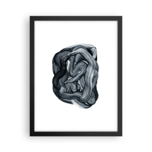 Affiche dans un cadre noir - Poster - Ce n'est pas si simple - 30x40 cm
