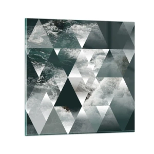 Impression sur verre - Image sur verre - Point de vue de cristal - 50x50 cm