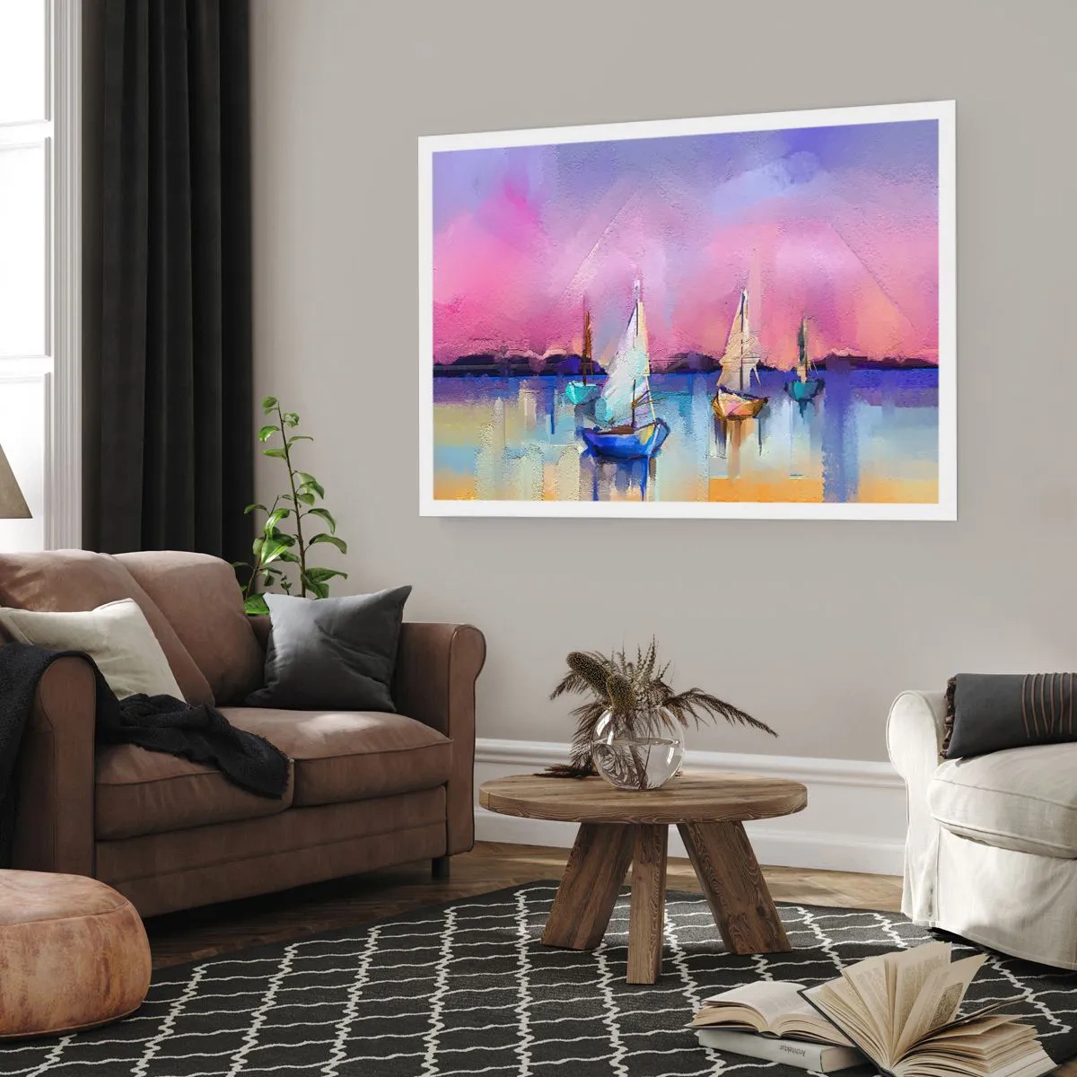 Affiche - Poster - Direction: les eaux larges - 50x40 cm