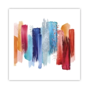 Affiche - Poster - En haut et en bas - 50x50 cm