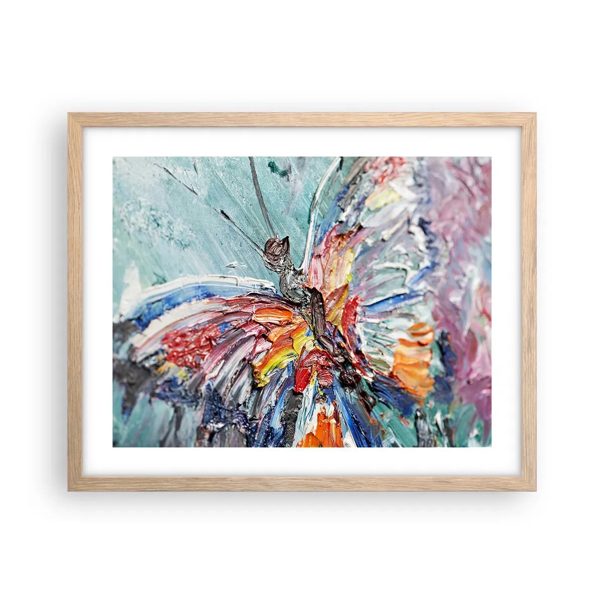 Affiche dans un chêne clair - Poster - Peint par nature - 50x40 cm