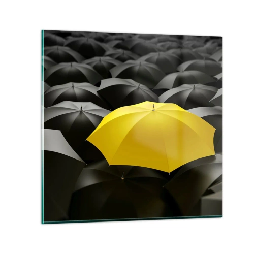 Impression sur verre - Image sur verre - Adieu chagrin - 50x50 cm