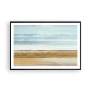 Affiche dans un cadre noir - Poster - Réconfort - 91x61 cm