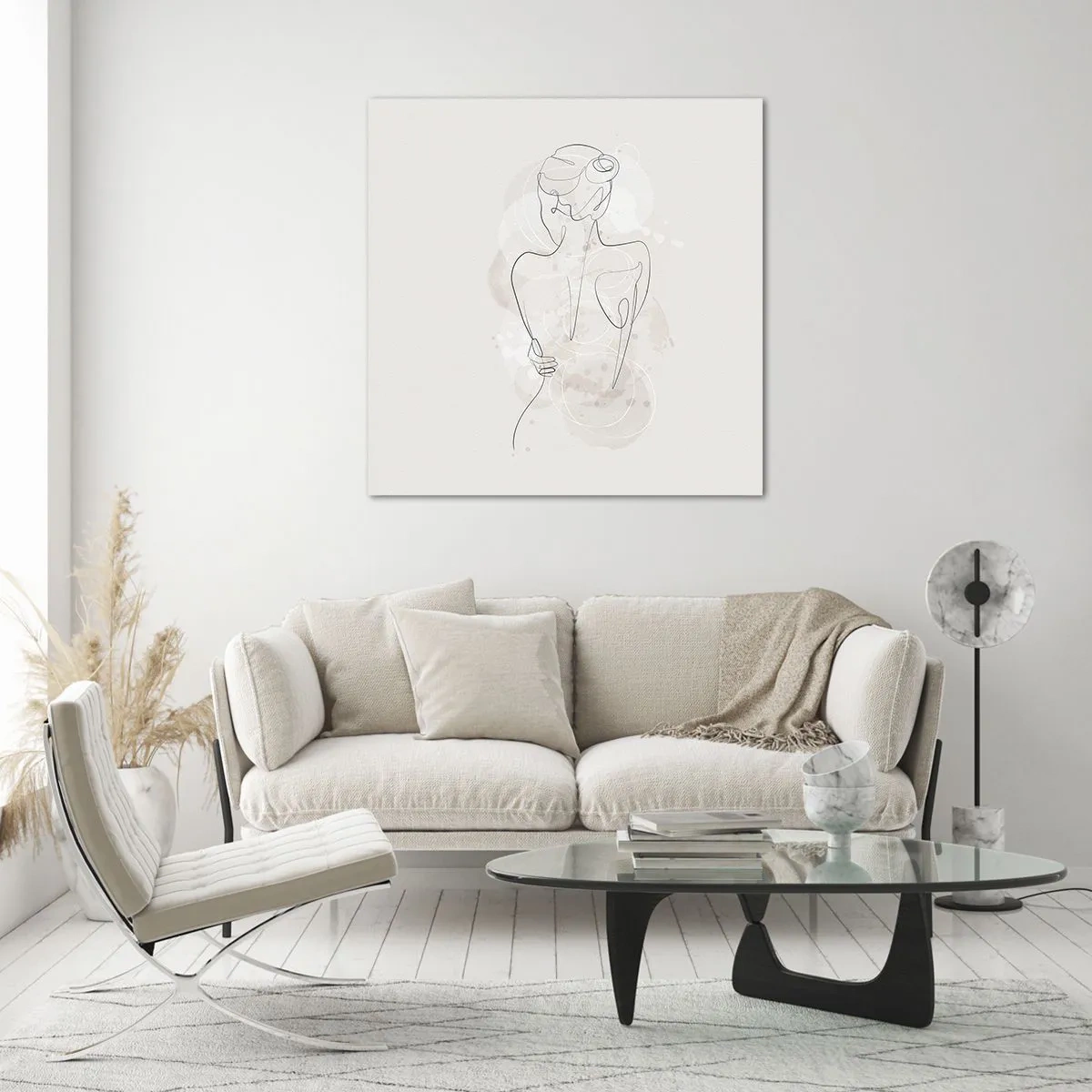 Impression sur verre - Image sur verre - Comme un instrument sensible - 60x60 cm