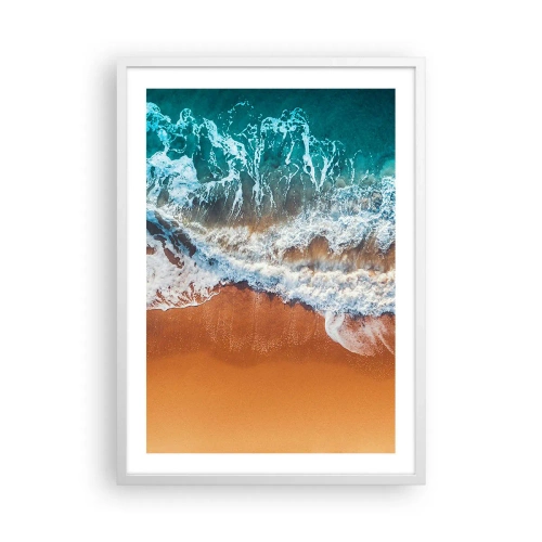 Affiche dans un cadre blanc - Poster - Toujours ensemble - 50x70 cm