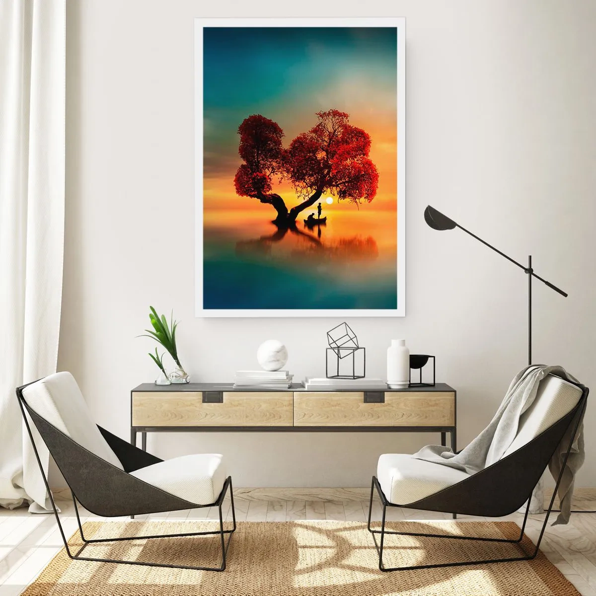 Affiche - Poster - Plénitude et éloignement sans monde - 70x100 cm