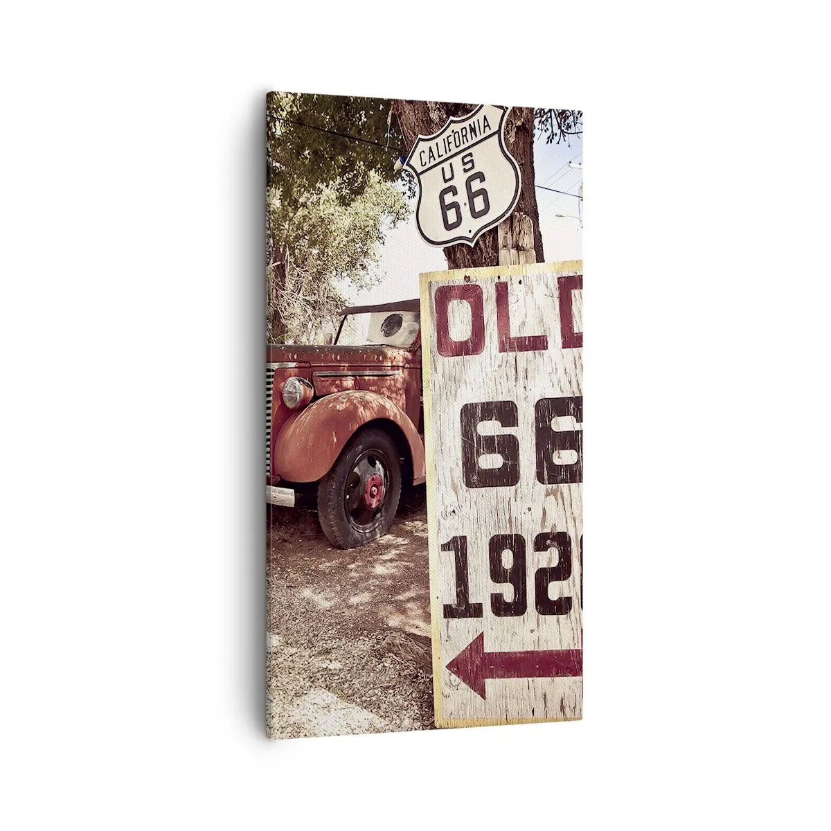 Impression sur toile - Image sur toile - La légende de la province américaine - 55x100 cm