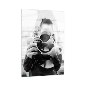 Impression sur verre - Image sur verre - Le créateur et sa matière - 50x70cm - Créateur et matériel - Décoration murale moderne pour le salon et la chambre ARTTOR