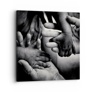 Impression sur toile - Image sur toile - Être humain - 40x40 cm