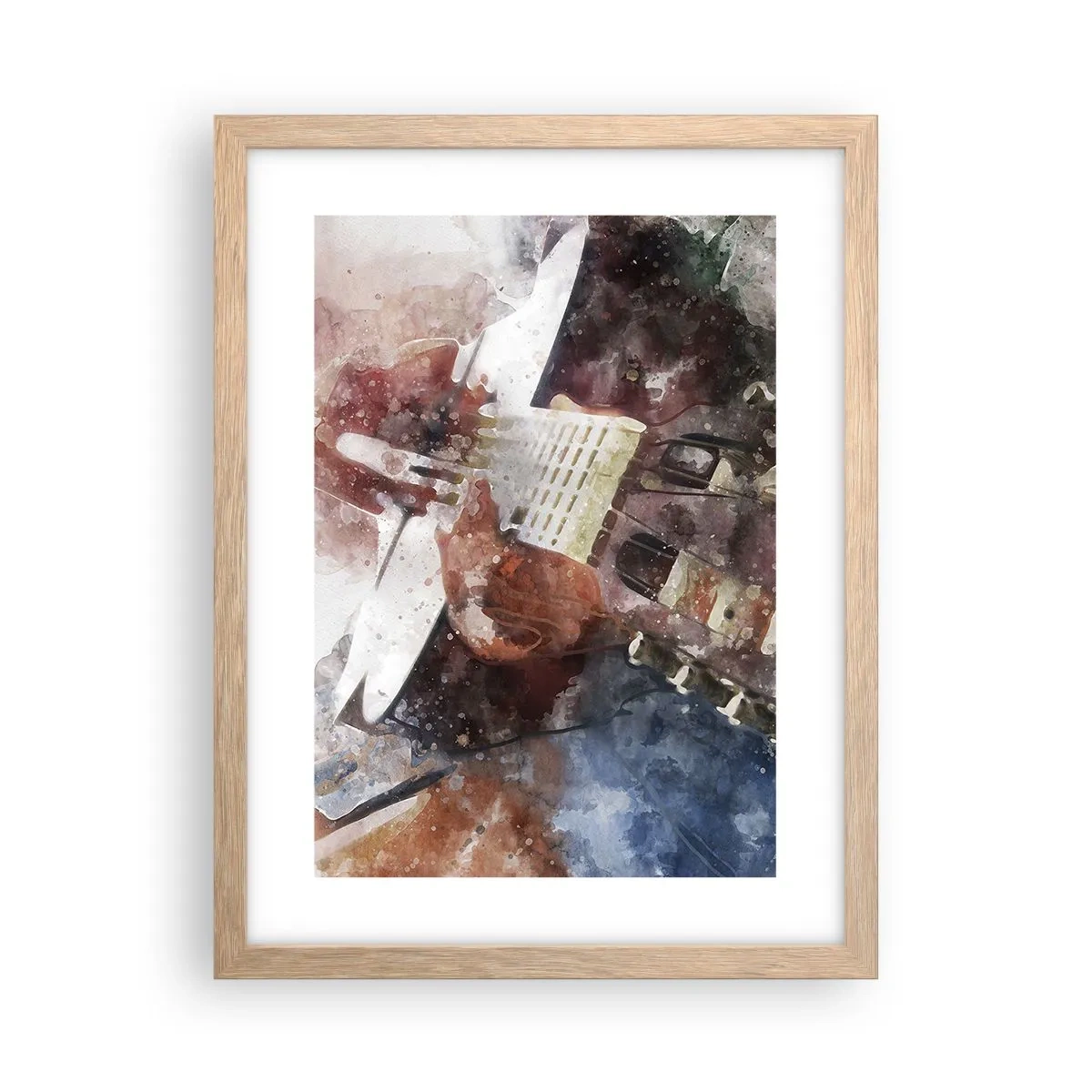 Affiche dans un chêne clair - Poster - Et qu'en pensez-vous ? - 30x40 cm