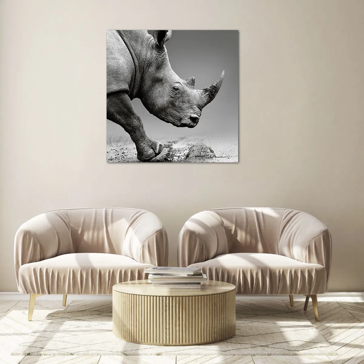 Impression sur verre - Image sur verre - Force inarrêtable - 70x70 cm