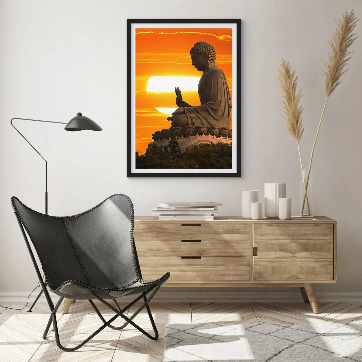 Affiche dans un cadre noir - Poster - Aucune peur du monde - 40x50 cm