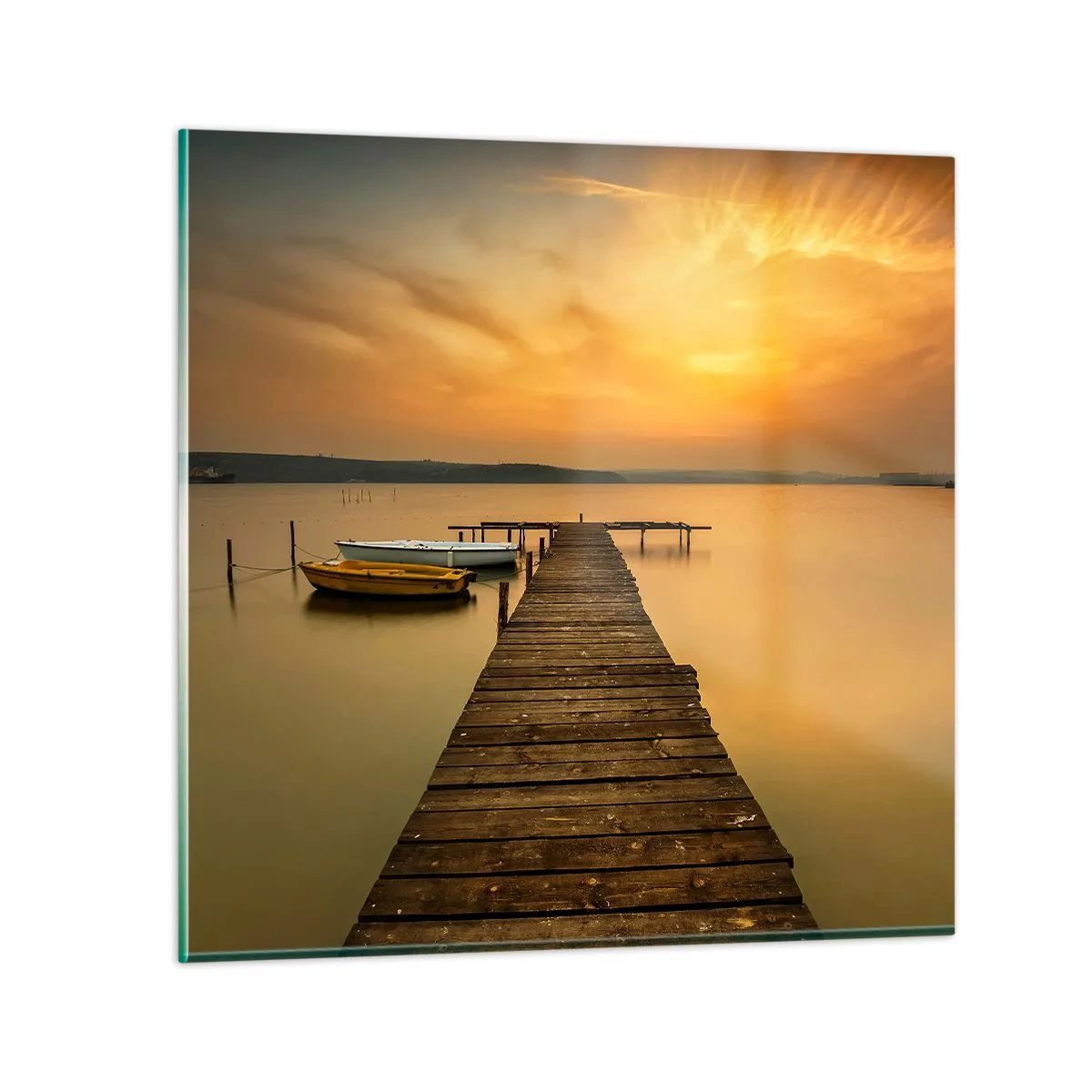 Impression sur verre - Image sur verre - Je t'ouvrirai le ciel d'or - 70x70 cm