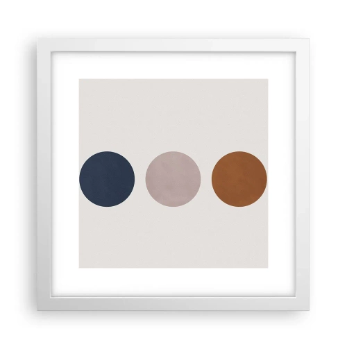 Affiche dans un cadre blanc - Poster - Symbole d'excellence - 30x30 cm