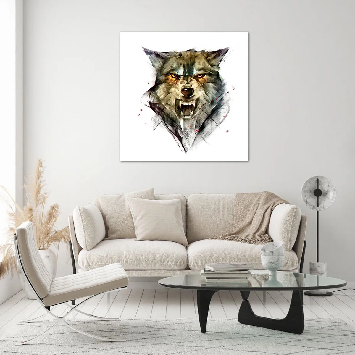 Impression sur verre - Image sur verre - Pas un pas ! - 70x70 cm