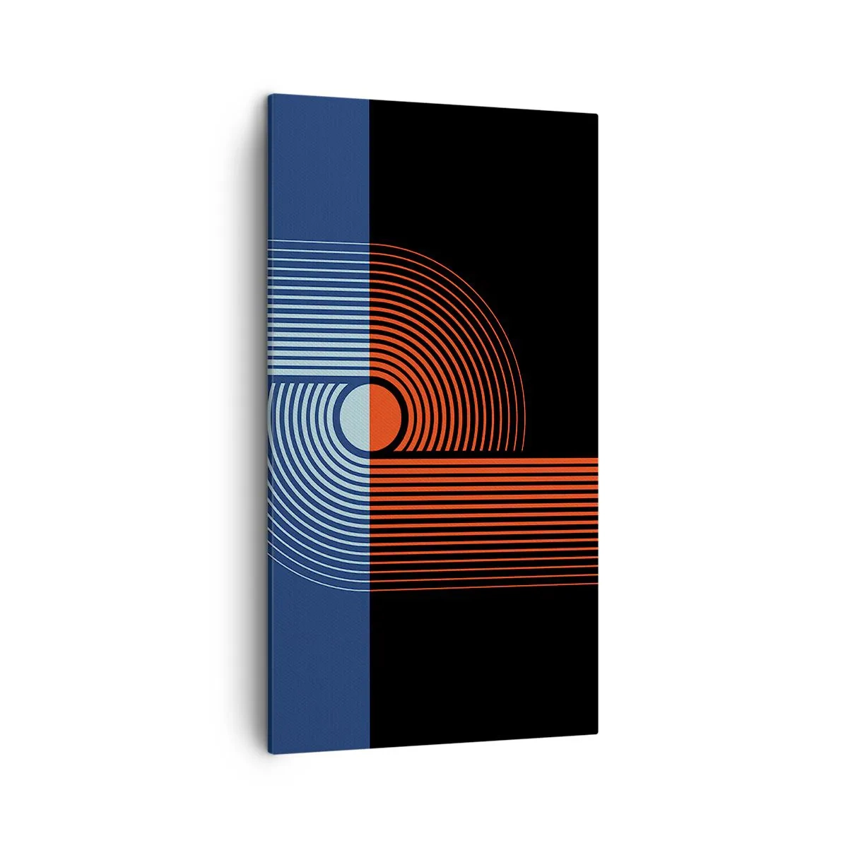 Impression sur toile - Image sur toile - Dans une étreinte géométrique - 45x80 cm