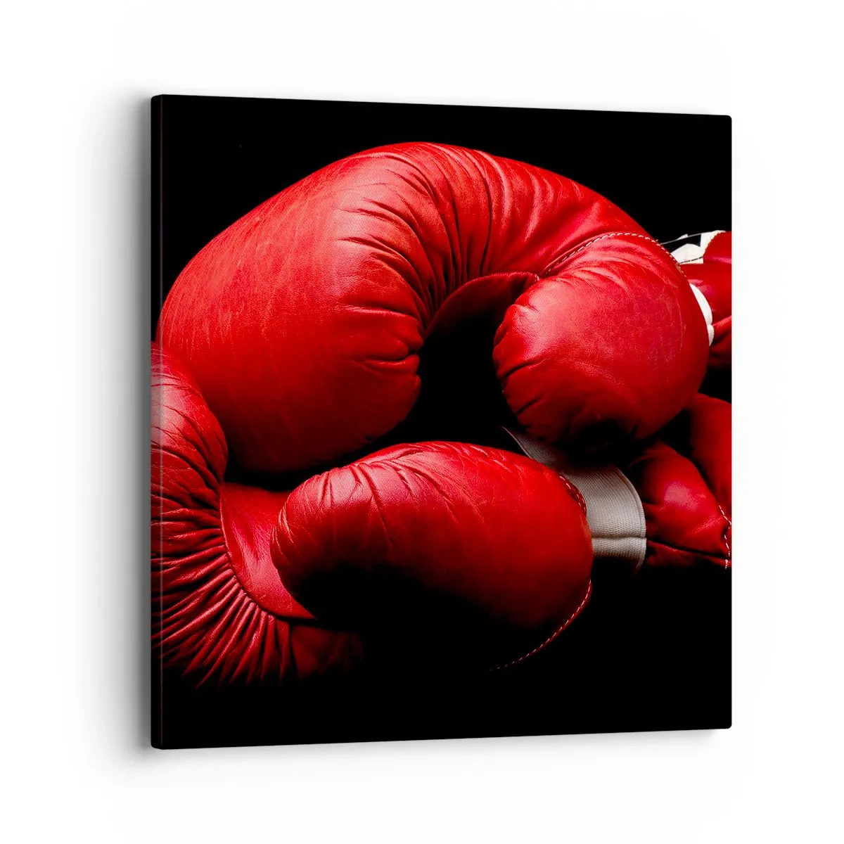 Impression sur toile - Image sur toile - Les émotions du combat sont derrière nous - 40x40 cm