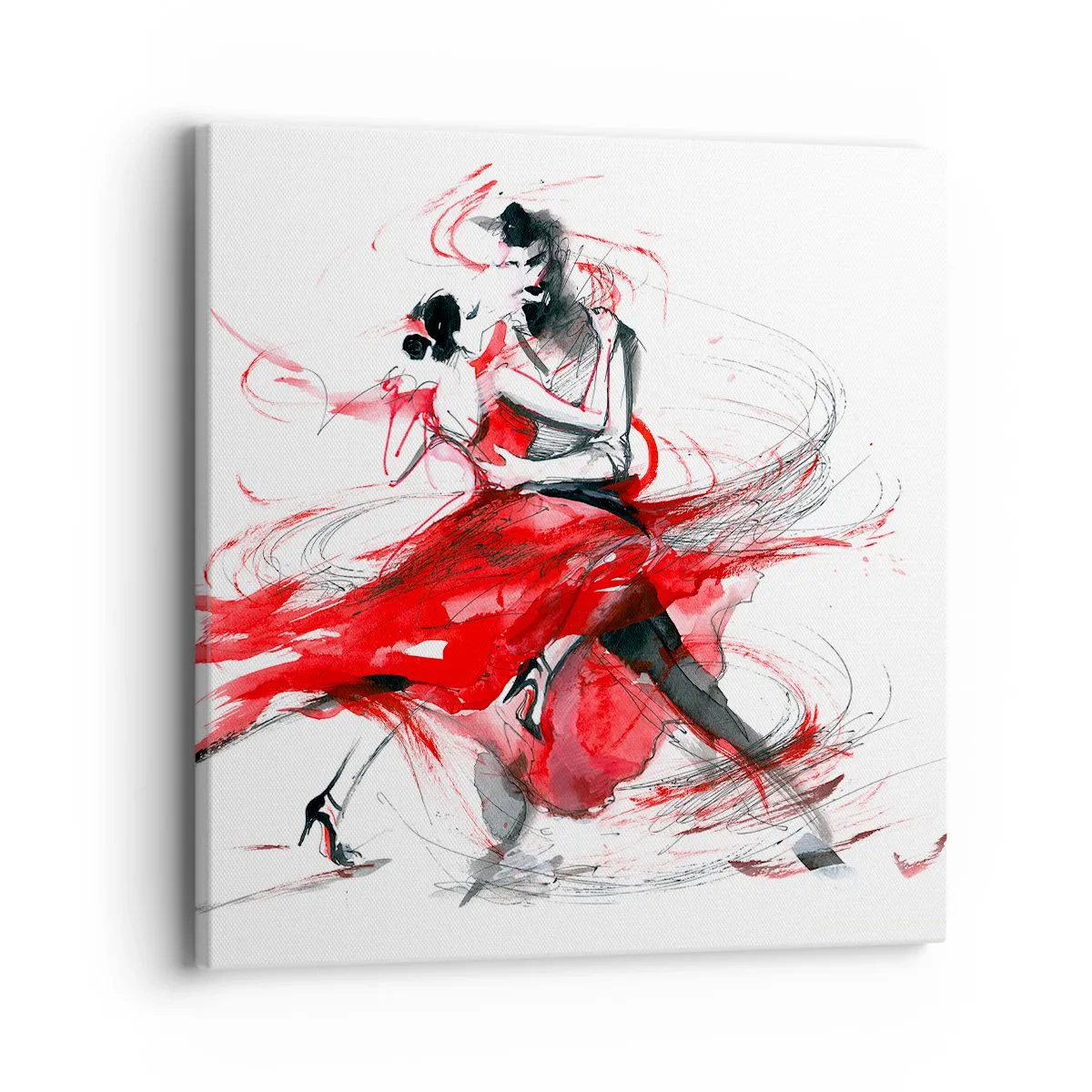 Impression sur toile - Image sur toile - Tango - le rythme de la passion - 40x40 cm