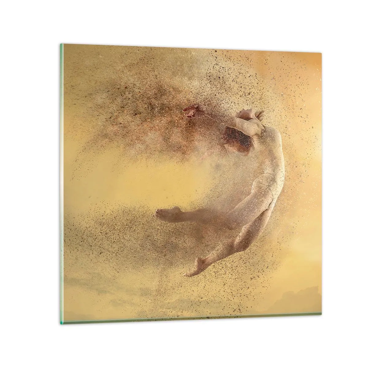 Impression sur verre - Image sur verre - Dans le ravissement de la danse - 30x30 cm