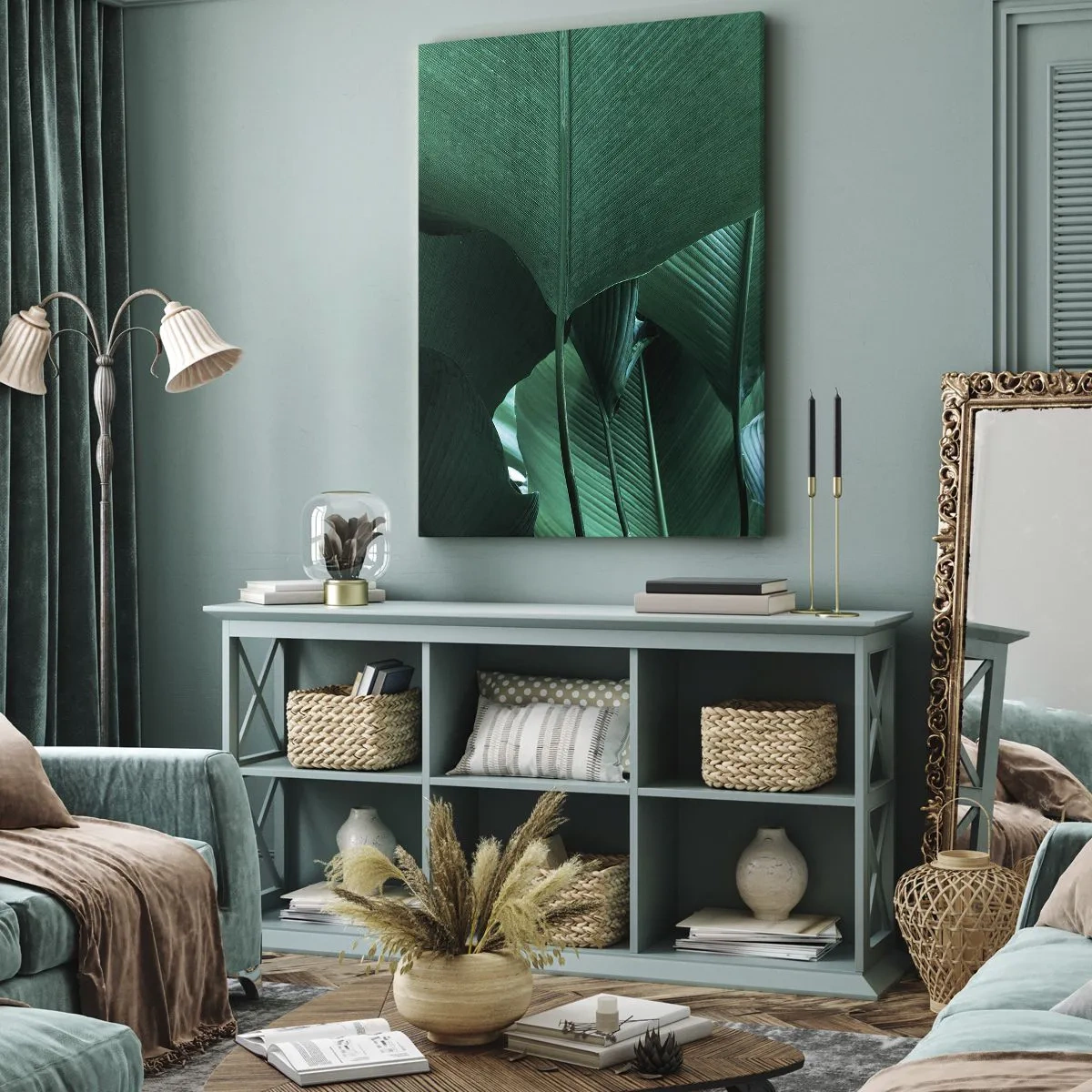 Impression sur toile - Image sur toile - Tourné vers la lumière - 55x100 cm